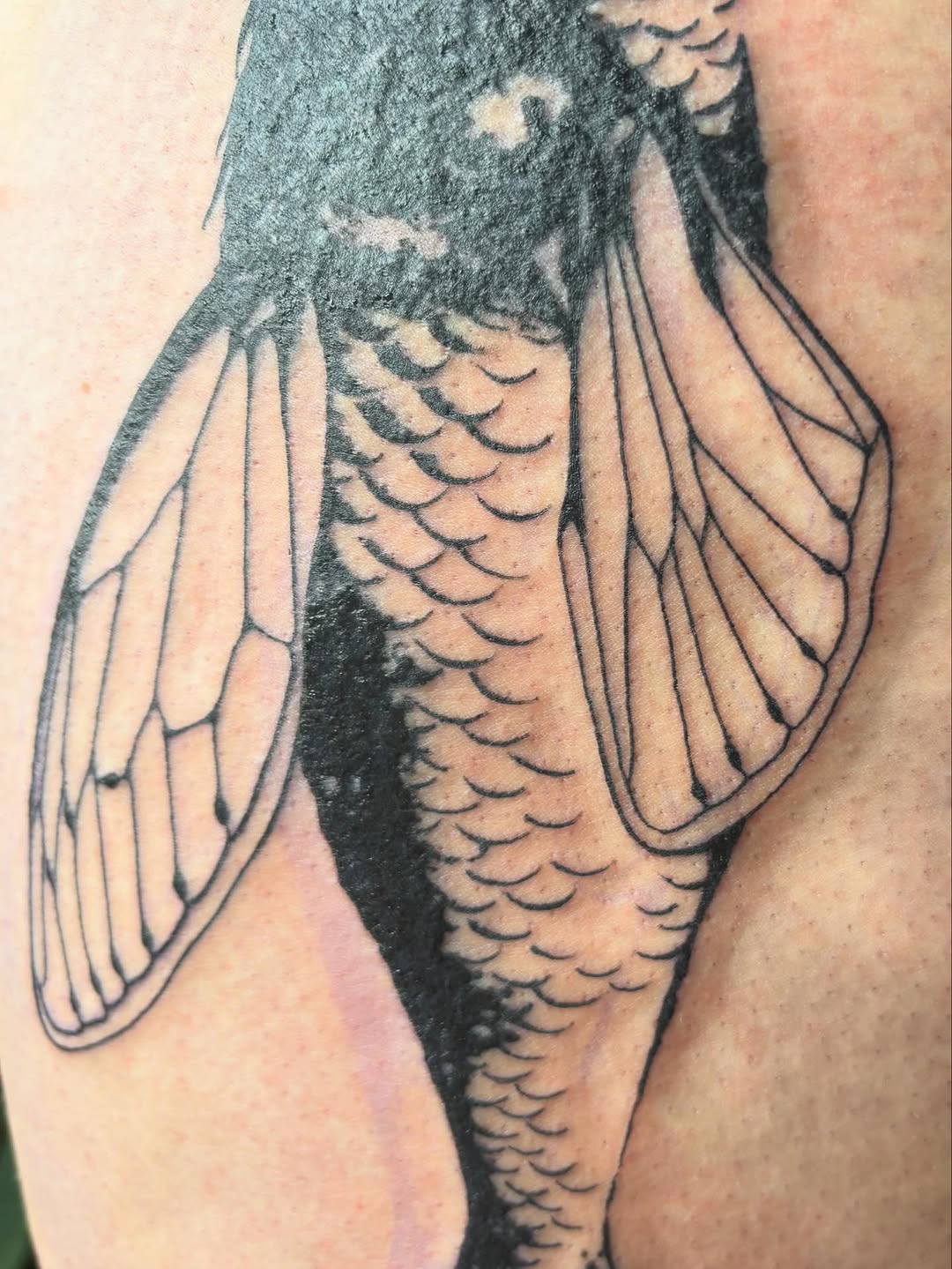 Tattoo by @kathleentattoos — black_and_grey
