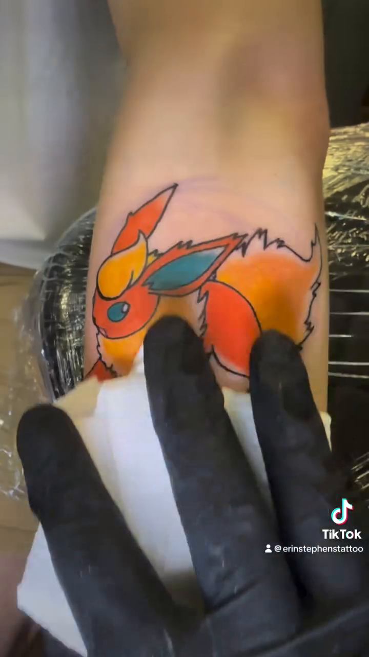 Tattoo by @erin_stephens_tattoo β anime