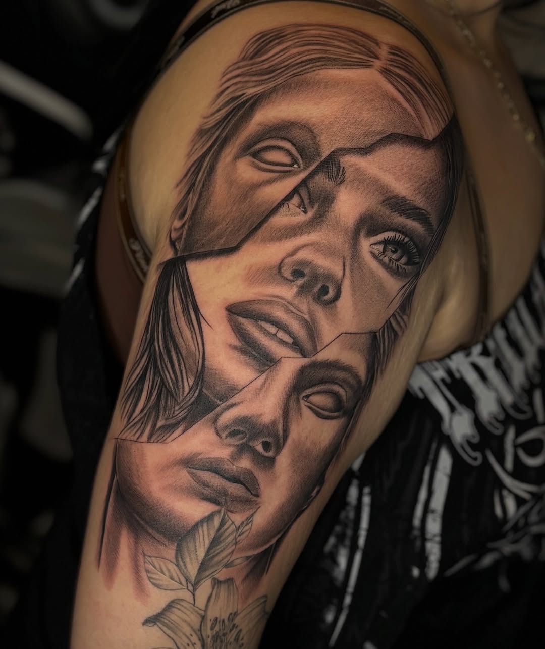 Tattoo by @brixtatts β realism, black_and_grey
