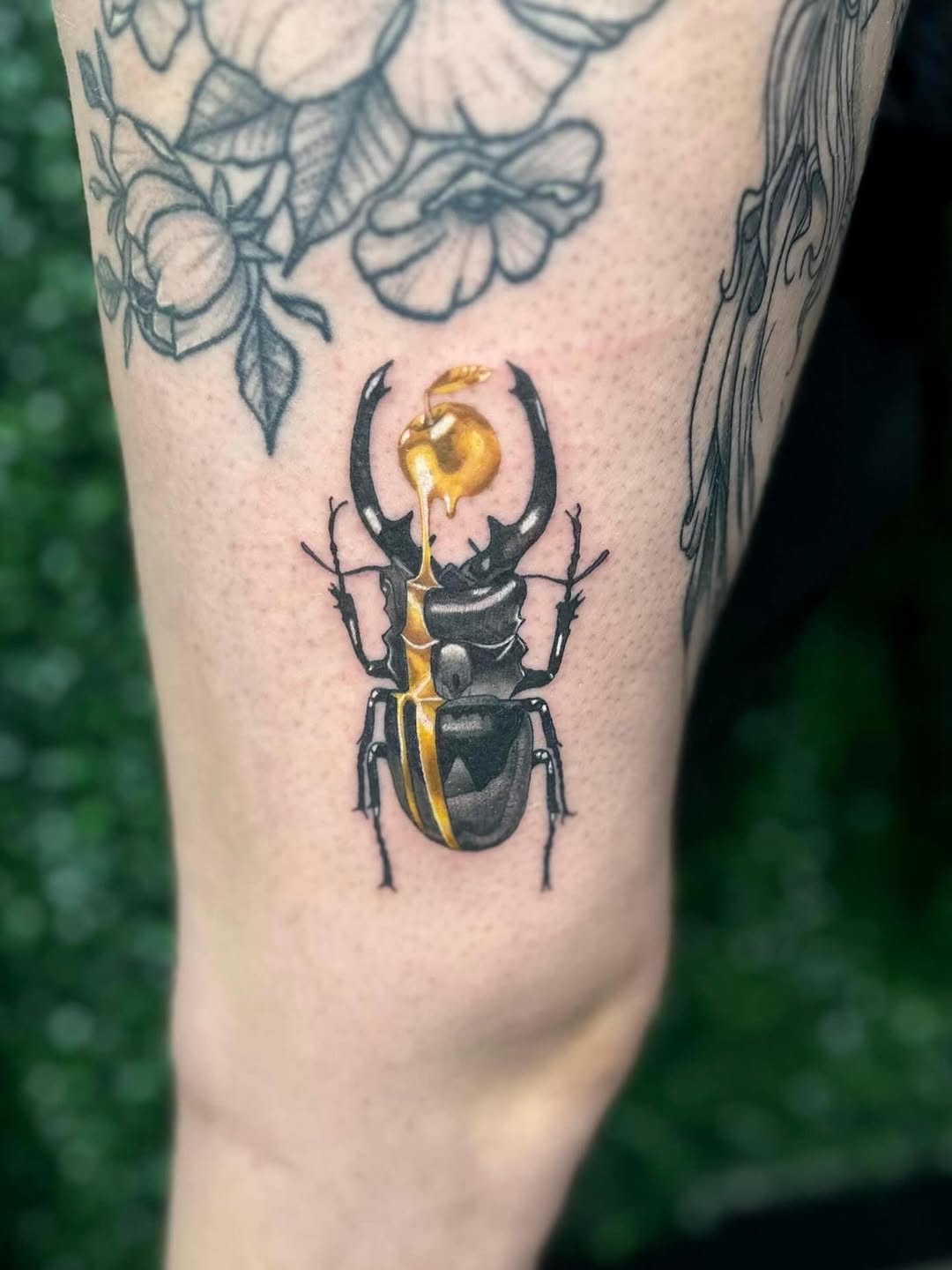 Tattoo by @livv_tattoos — realism, black_and_grey