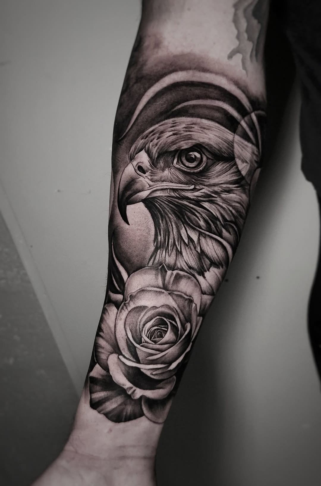 Tattoo by @elidiaveliztattoos — realism, black_and_grey