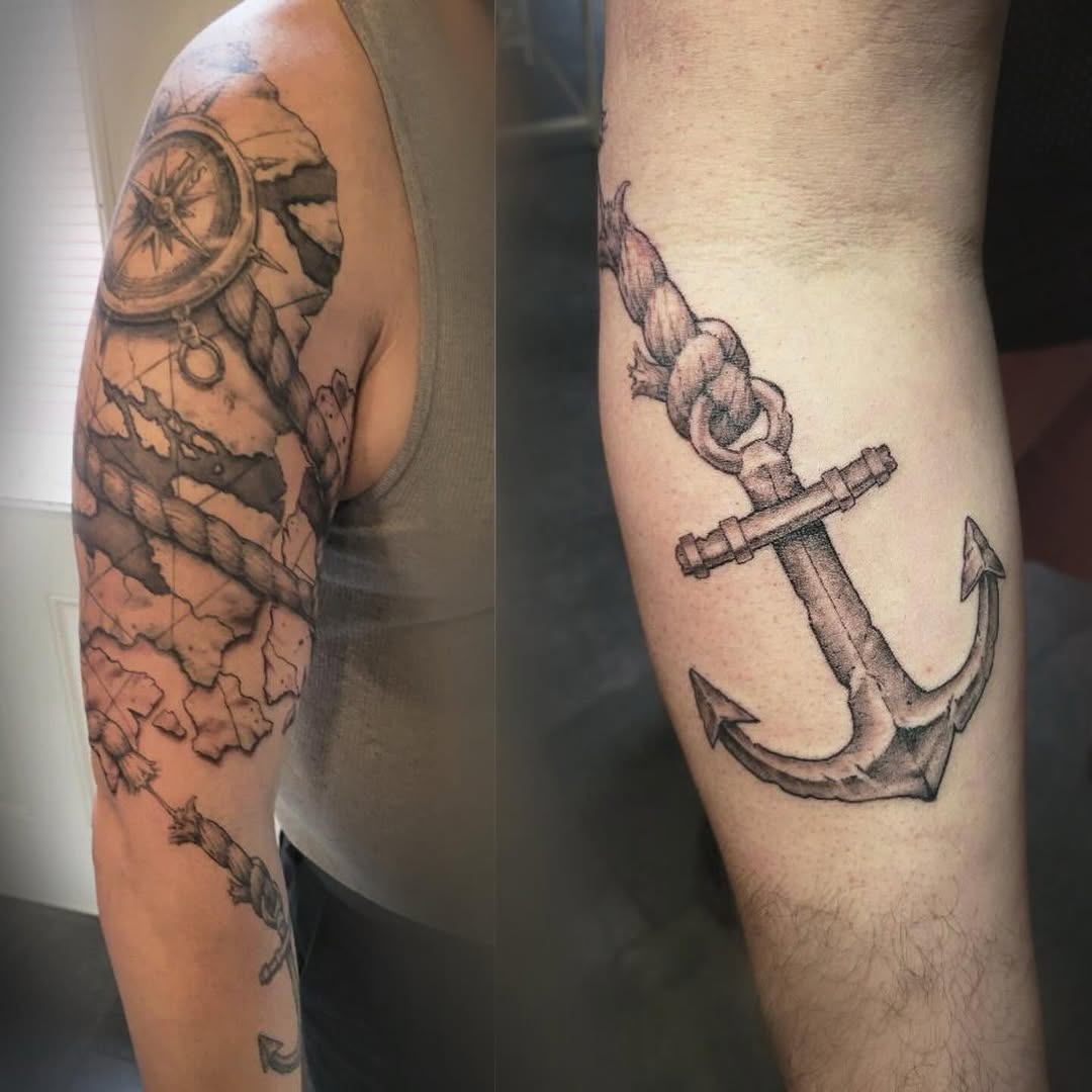 Tattoo by @aileas.ink — realism, black_and_grey