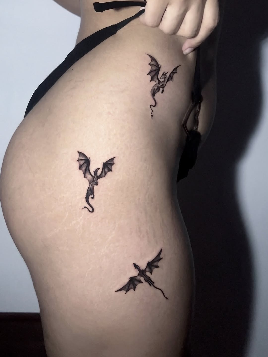 Tattoo by @deza.art — fine_line, black_and_grey