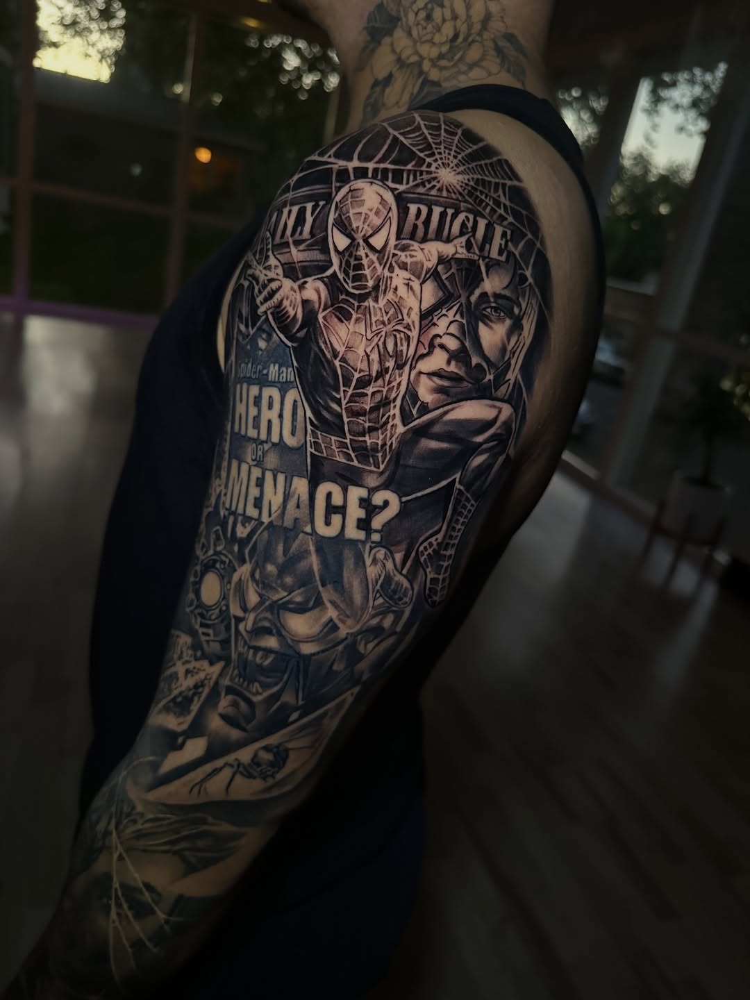 Tattoo by @jonstattoos — realism, black_and_grey