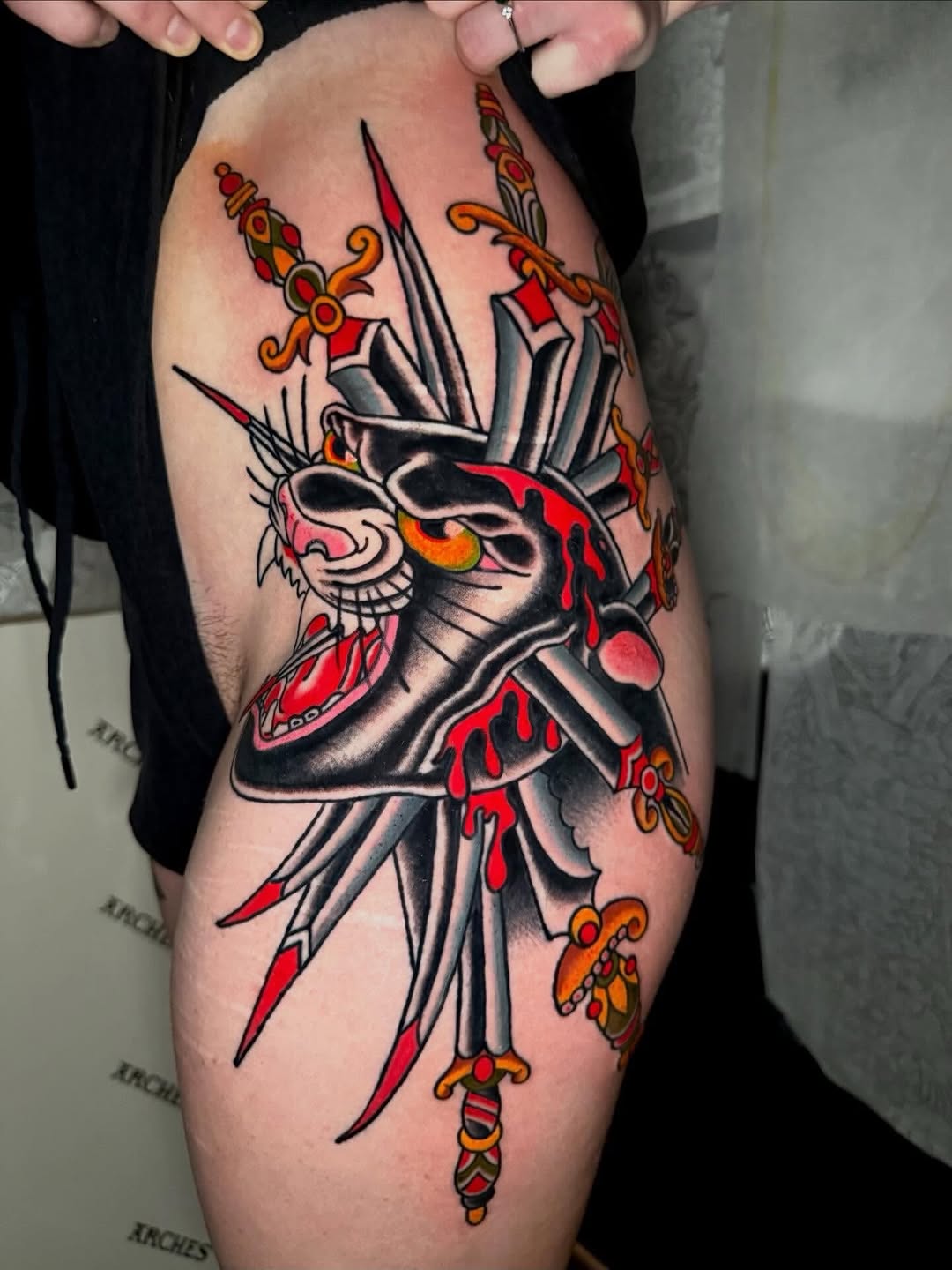 Tattoo by @sethwlkr — american_traditional, illustrative