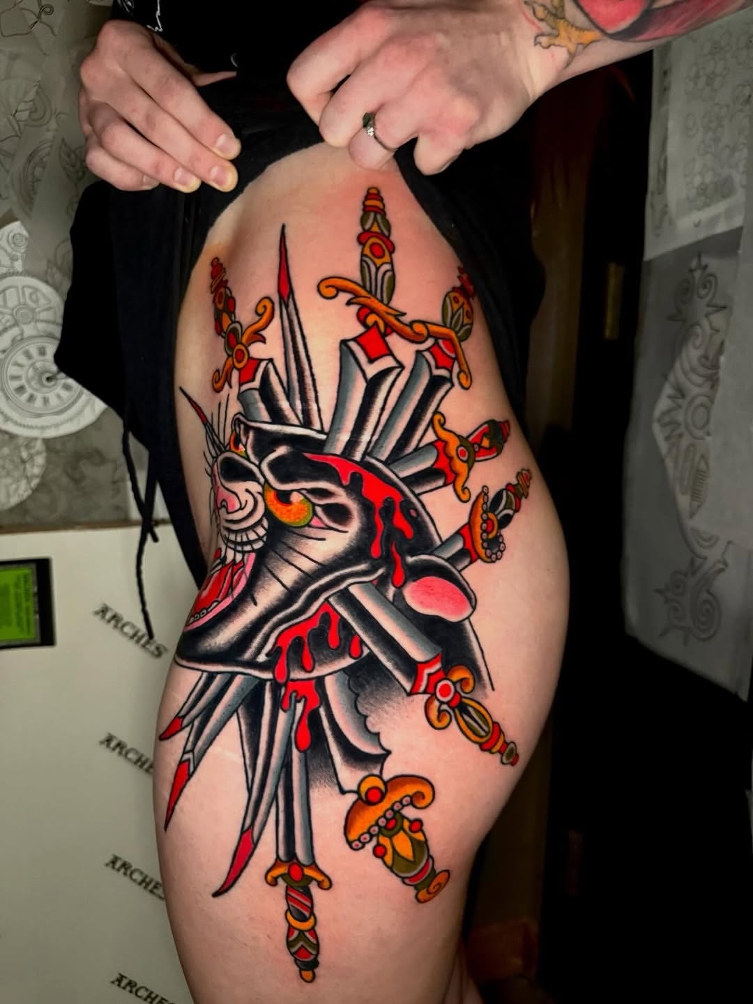 Tattoo by @sethwlkr — american_traditional, illustrative