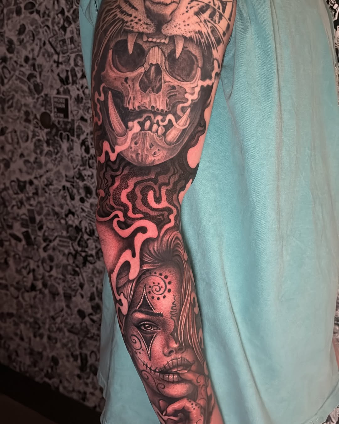Tattoo by @kee.tattoos — realism, black_and_grey