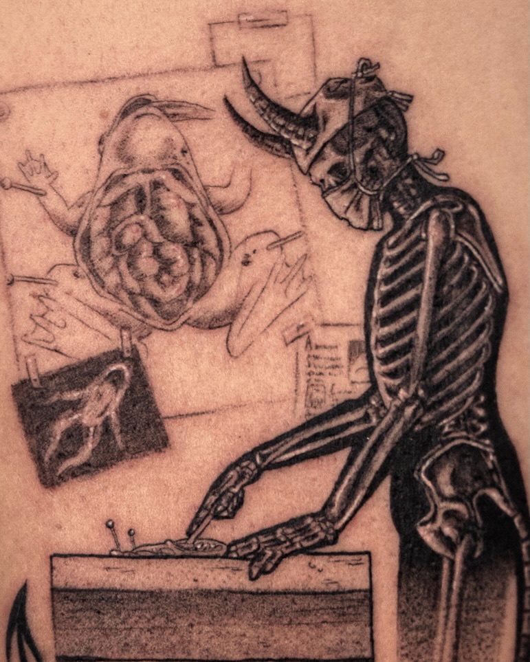 Tattoo by @mete.noir — dark_realism, illustrative