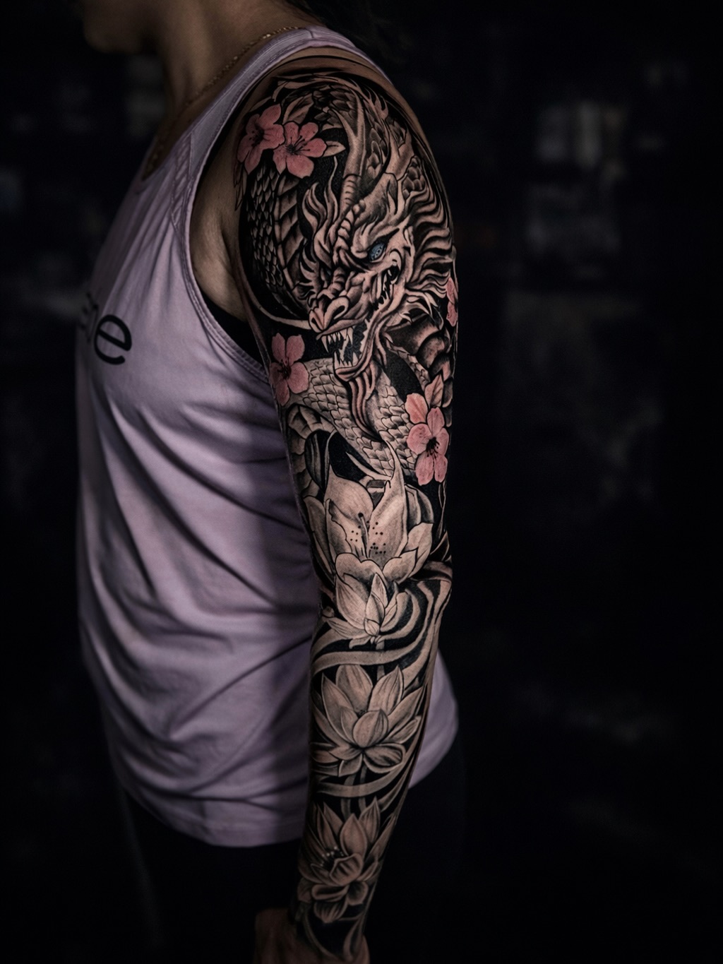 Tattoo by @elcalvo_tatto9 — japanese_irezumi, black_and_grey