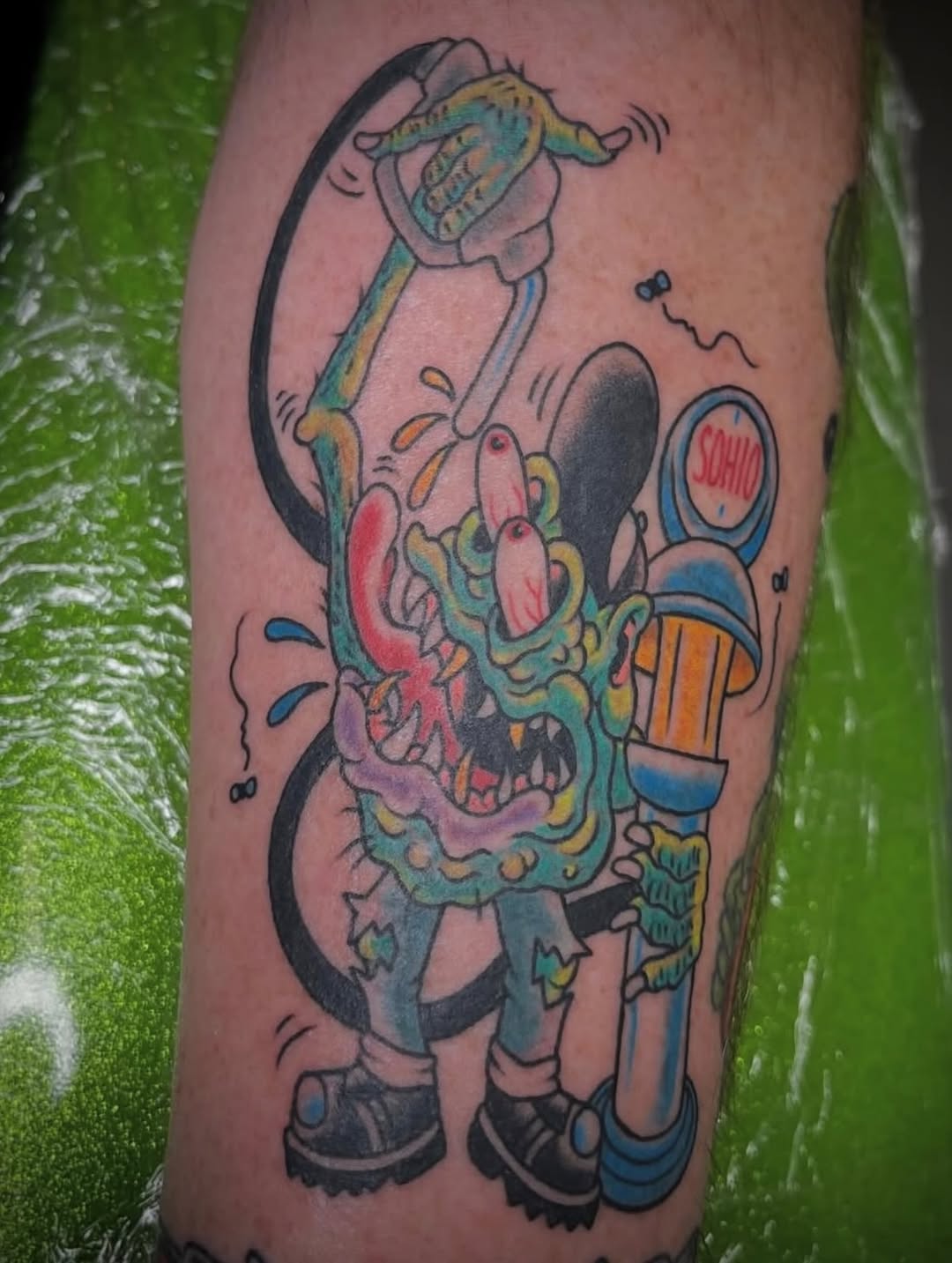 Tattoo by @kumathetattooer — new_school, ignorant