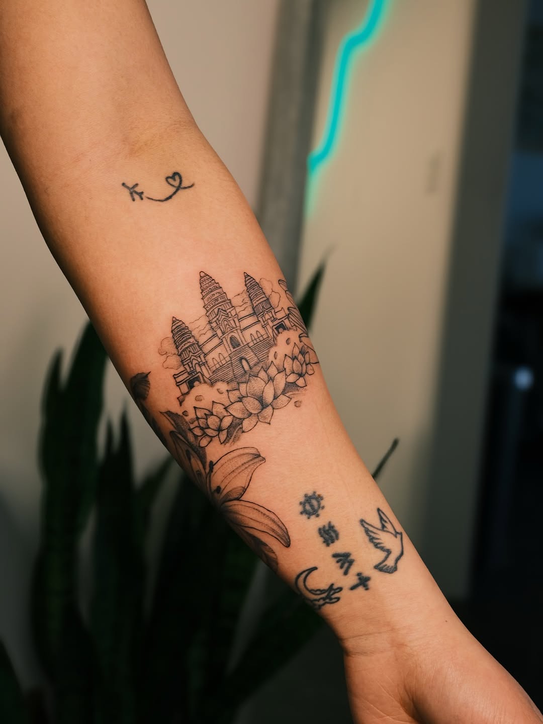 Tattoo by @inksby.thi โ fine_line, black_and_grey