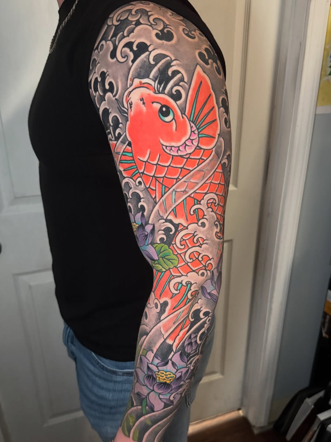 Tattoo by @leifhansentattooer — japanese_irezumi, illustrative