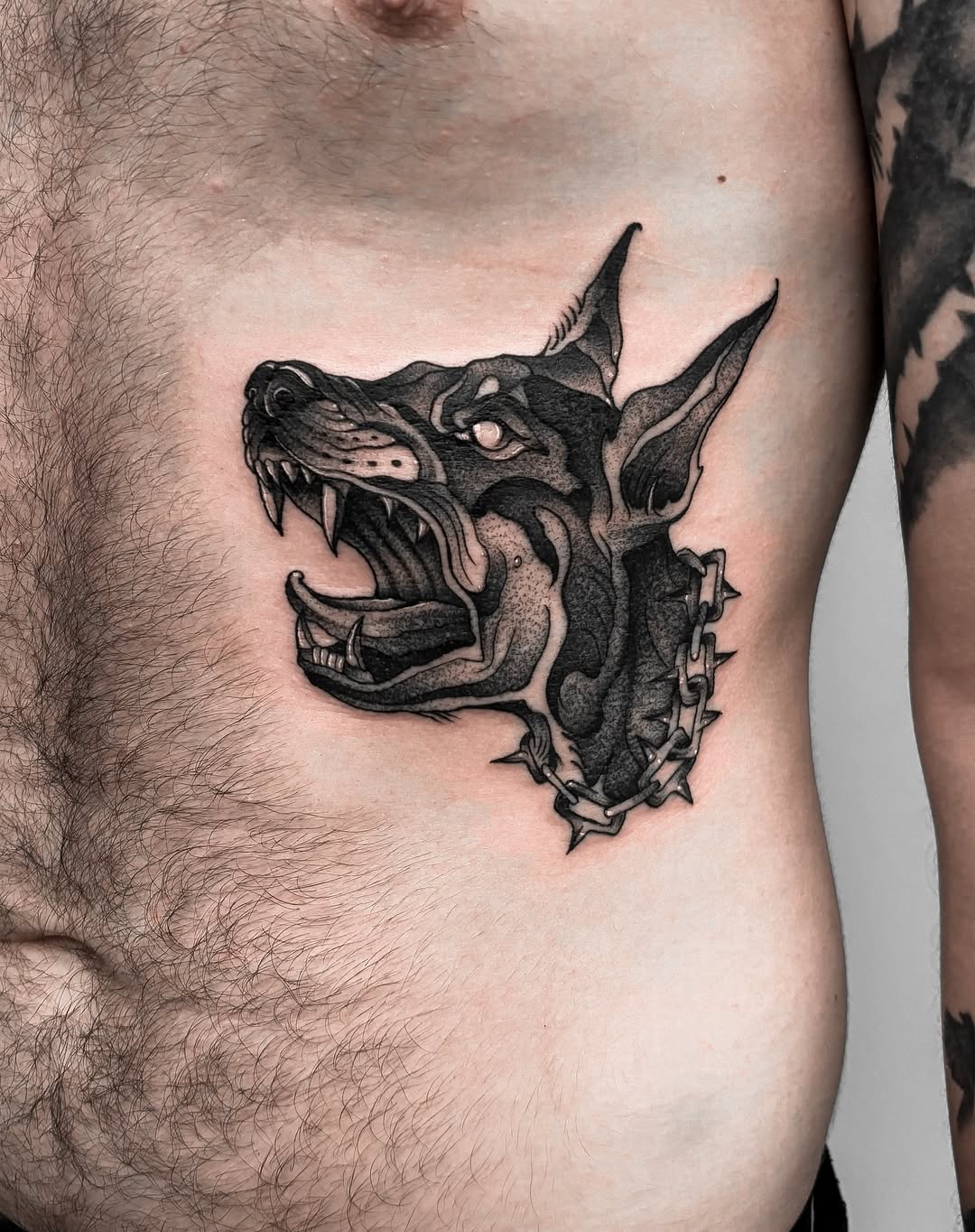 Tattoo by @jadeddesireetattoo — blackwork