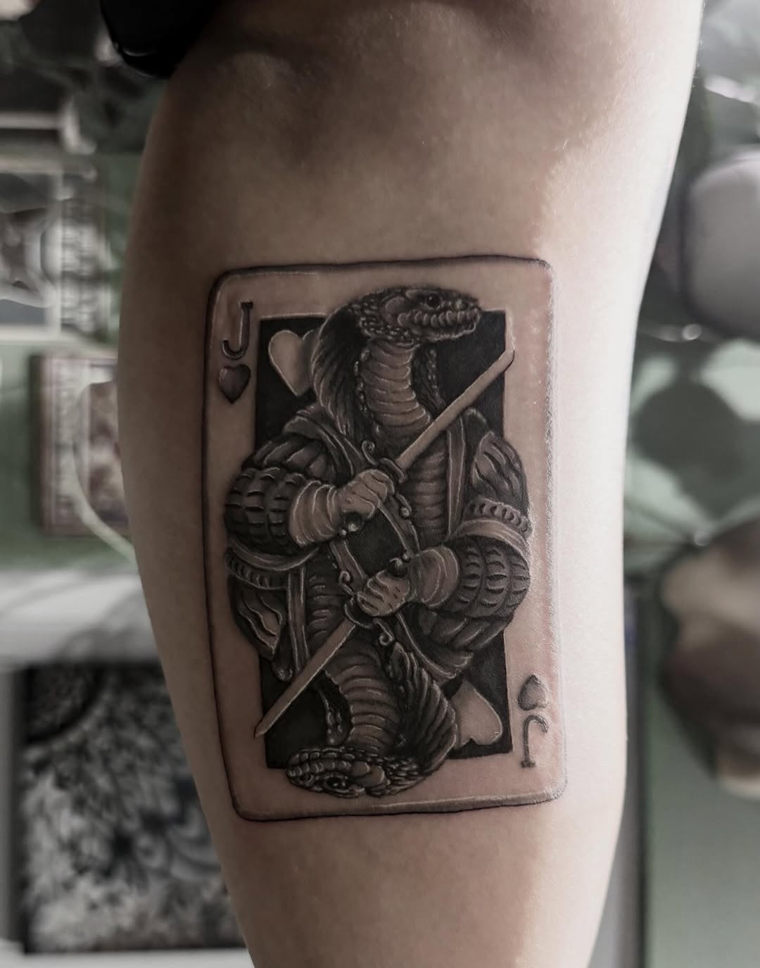 Tattoo by @blakobtattoos โ realism, black_and_grey