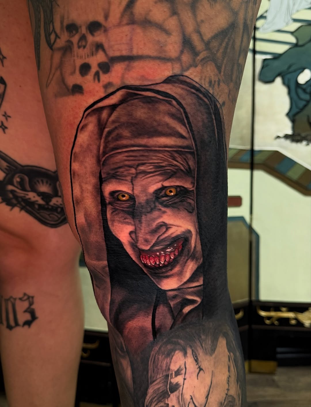 Tattoo by @jaws_the_artist β realism, dark_realism