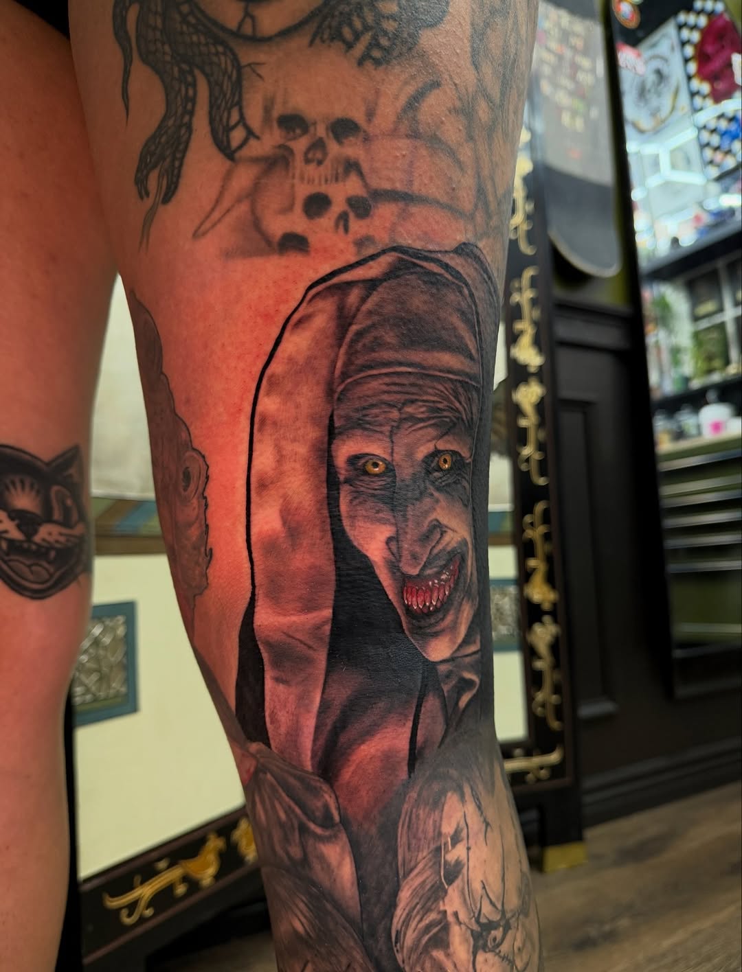 Tattoo by @jaws_the_artist β realism, dark_realism