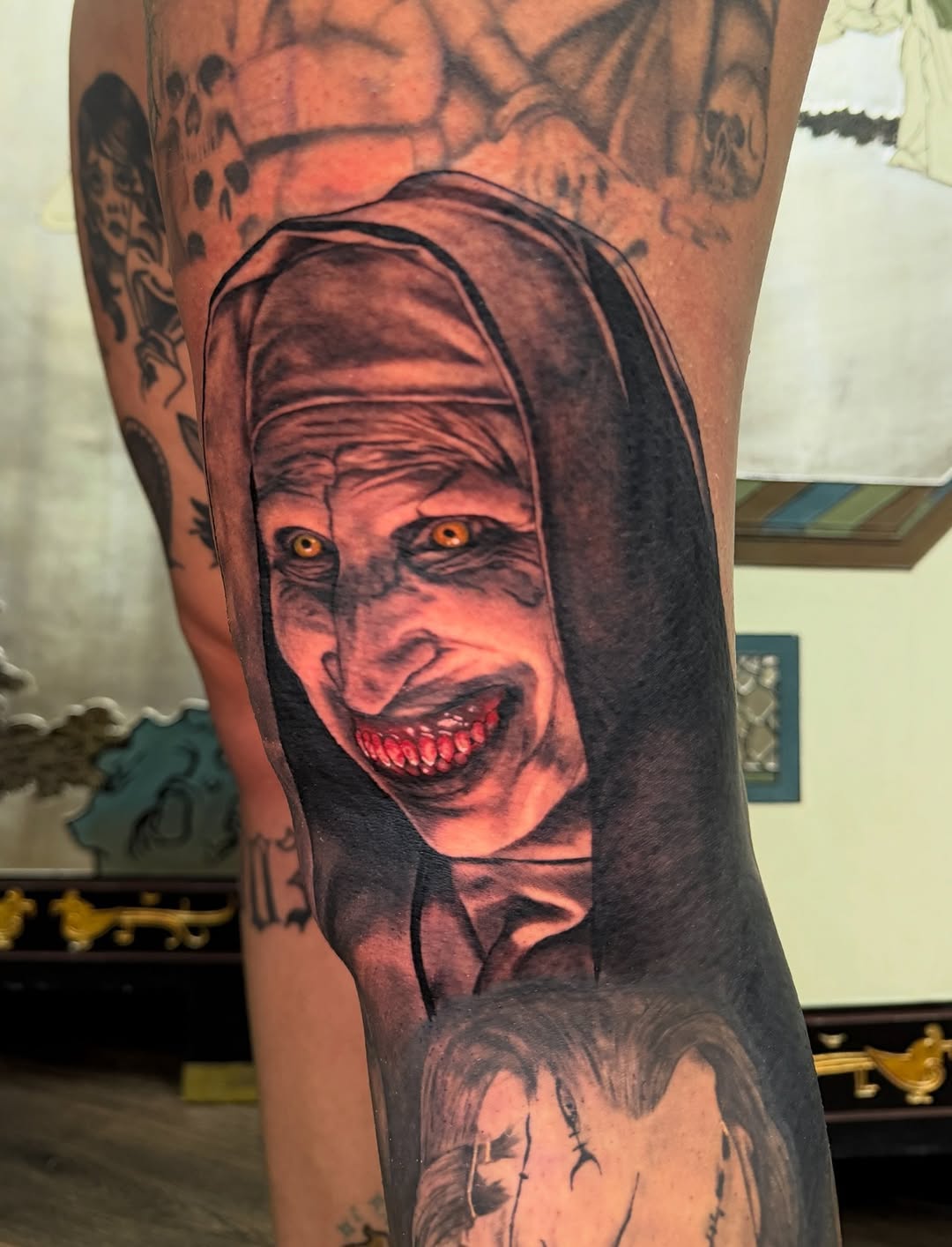 Tattoo by @jaws_the_artist β realism, dark_realism