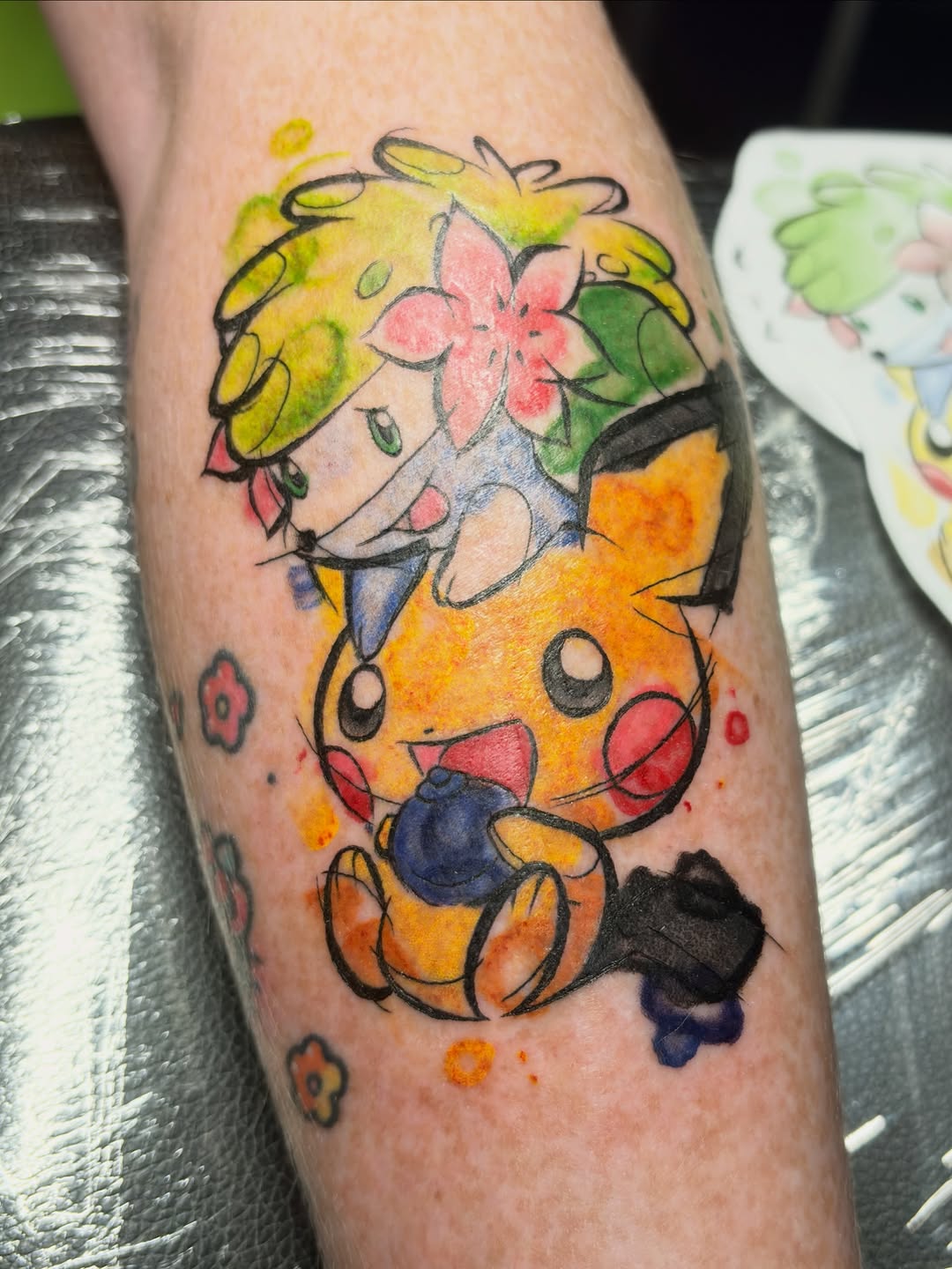 Tattoo by @amorph.es β illustrative, watercolor