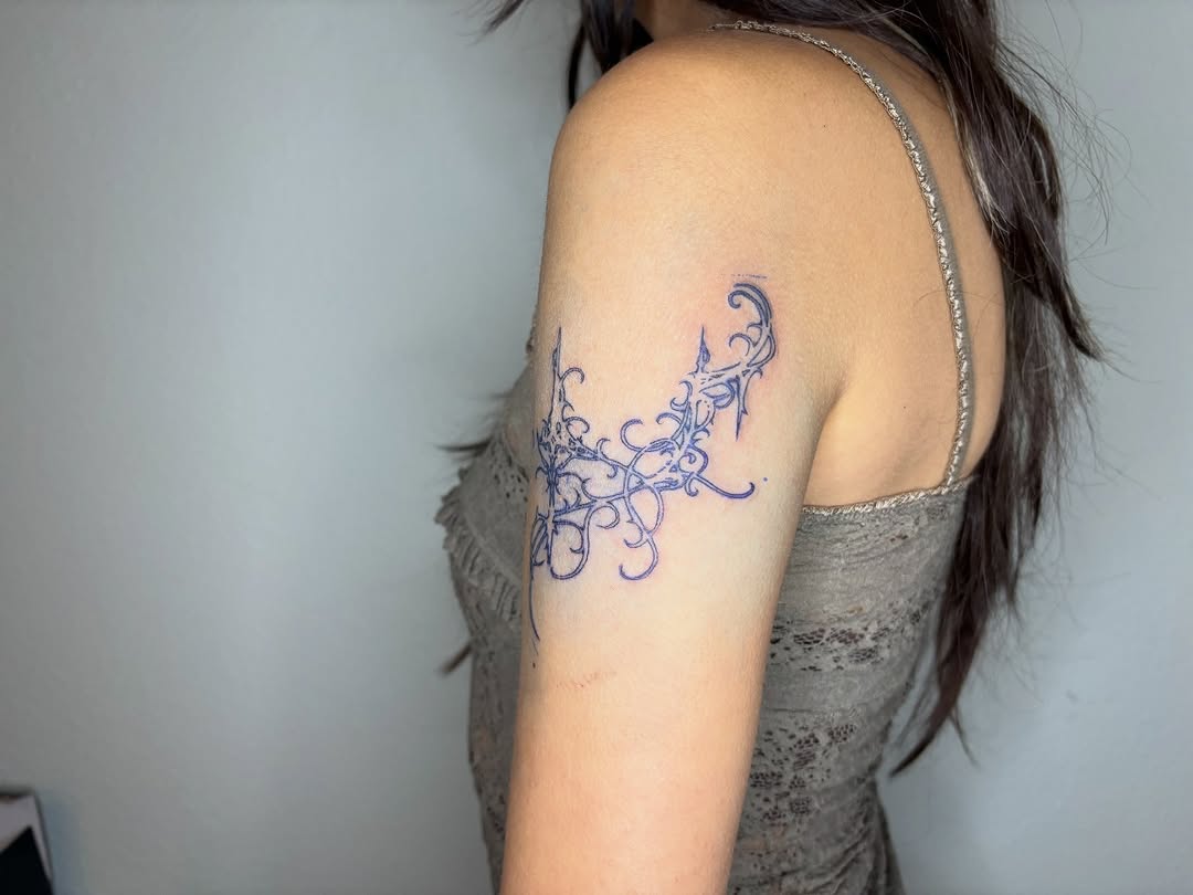 Tattoo by @miffythereaper — fine_line