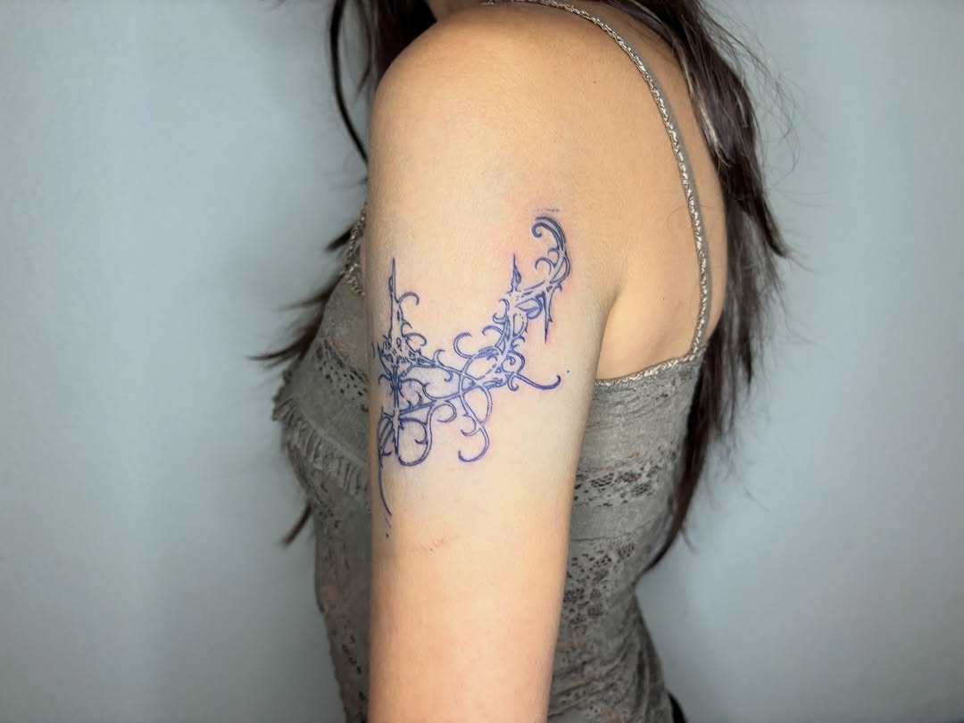 Tattoo by @miffythereaper — fine_line