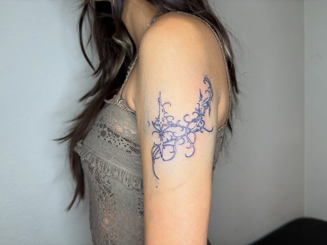 Tattoo by @miffythereaper — fine_line