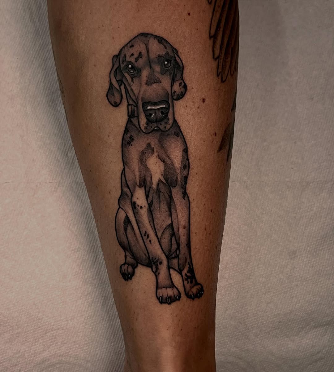 Tattoo by @liajeppesentattoos โ realism, black_and_grey