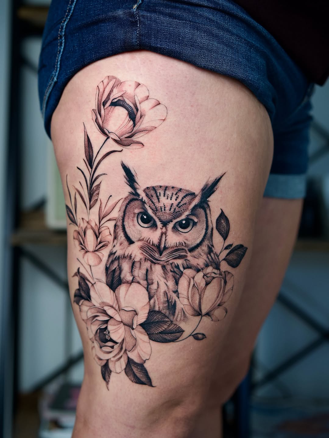 Tattoo by @glebisfine — realism, black_and_grey