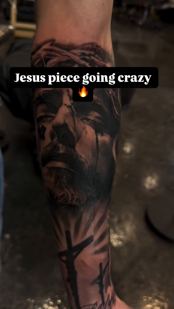 Tattoo by @tattoobern_ — black_and_grey, realism