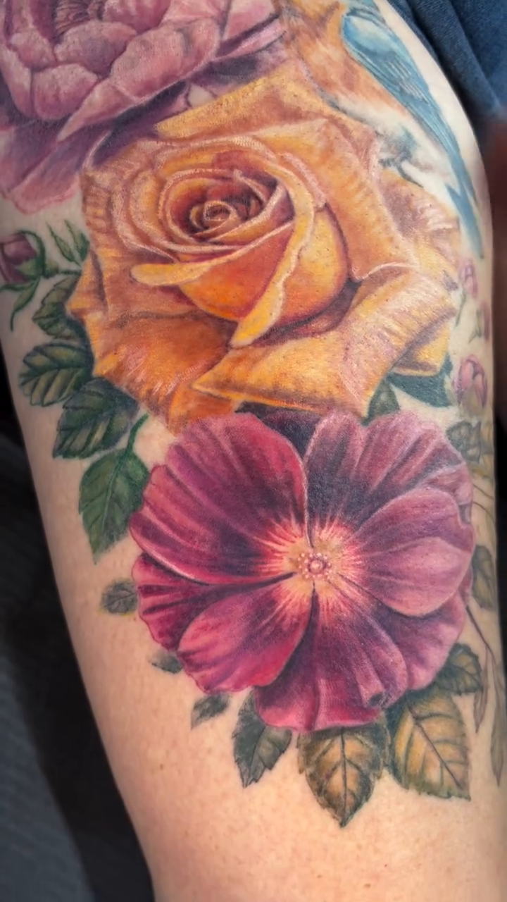 Tattoo by @caitlin.curtis.tattoos — realism, illustrative