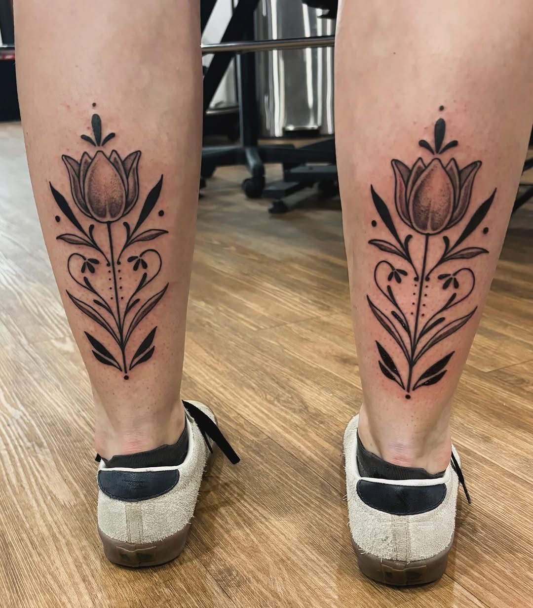 Tattoo by @allieruck_tattoos — fine_line, black_and_grey