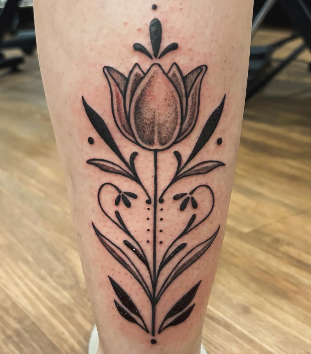 Tattoo by @allieruck_tattoos — fine_line, black_and_grey