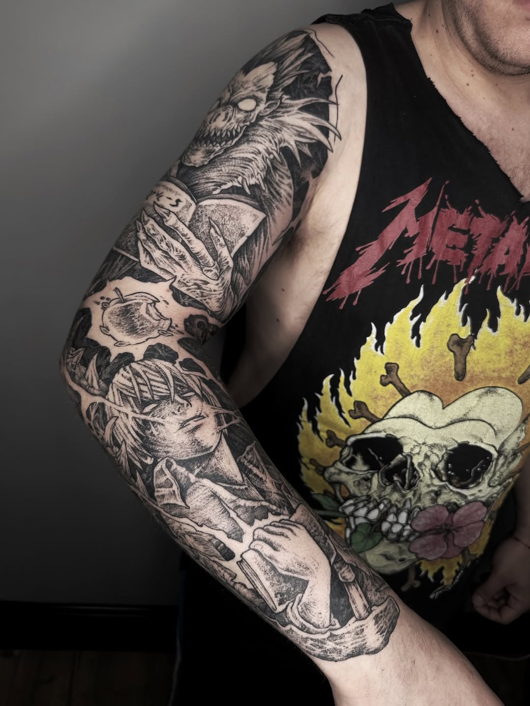 Tattoo by @panyvinoo โ realism, black_and_grey