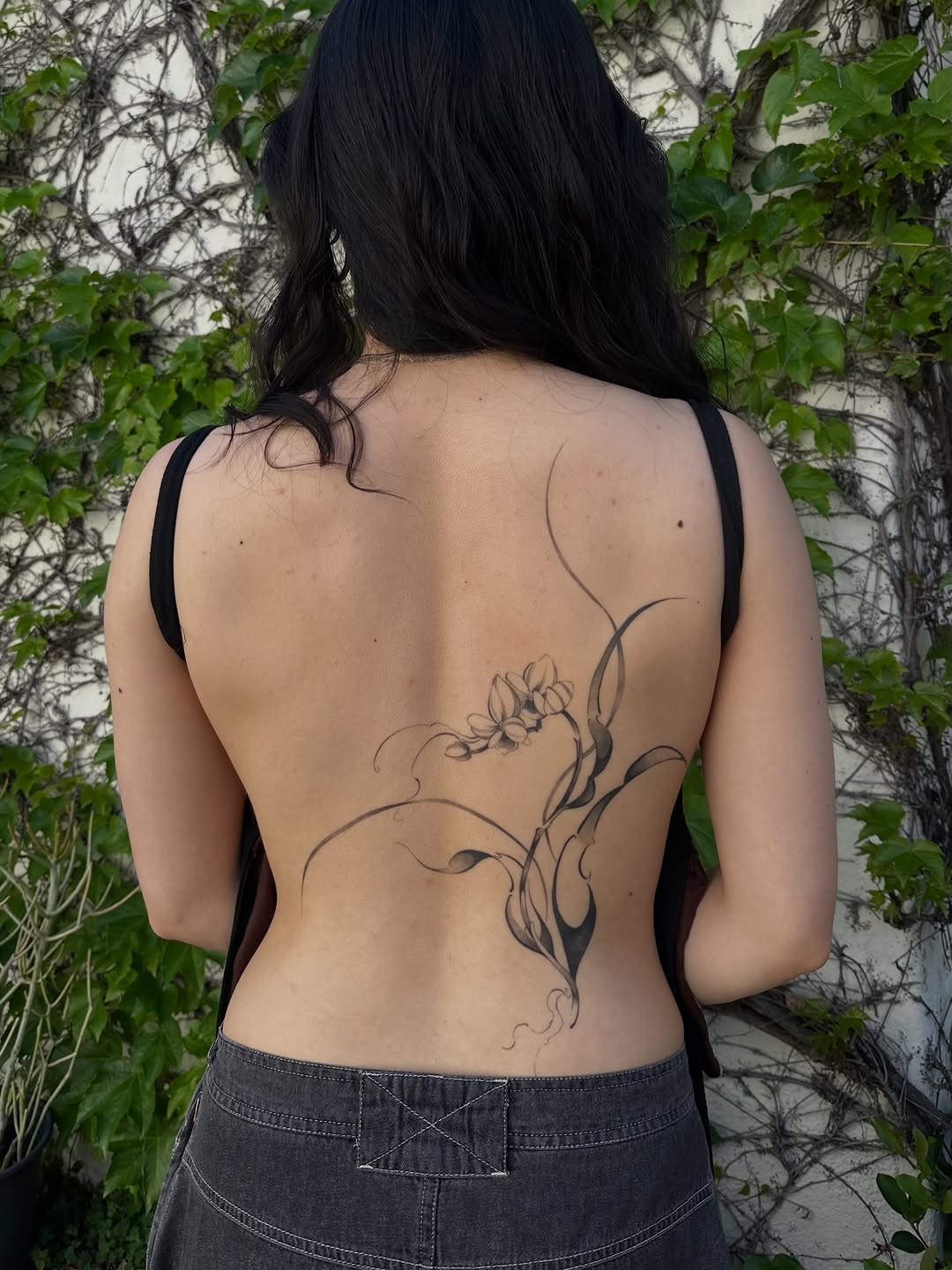 Tattoo by @maid.of.flowers — black_and_grey, ornamental