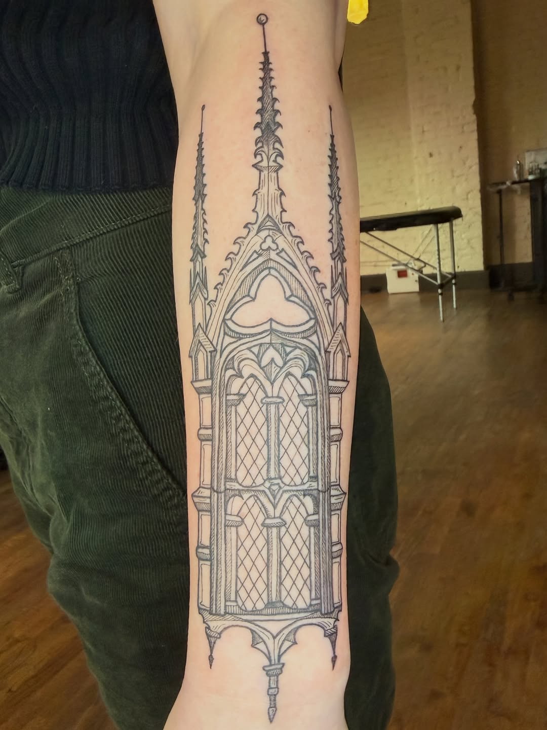 Tattoo by @honestbird — illustrative, black_and_grey