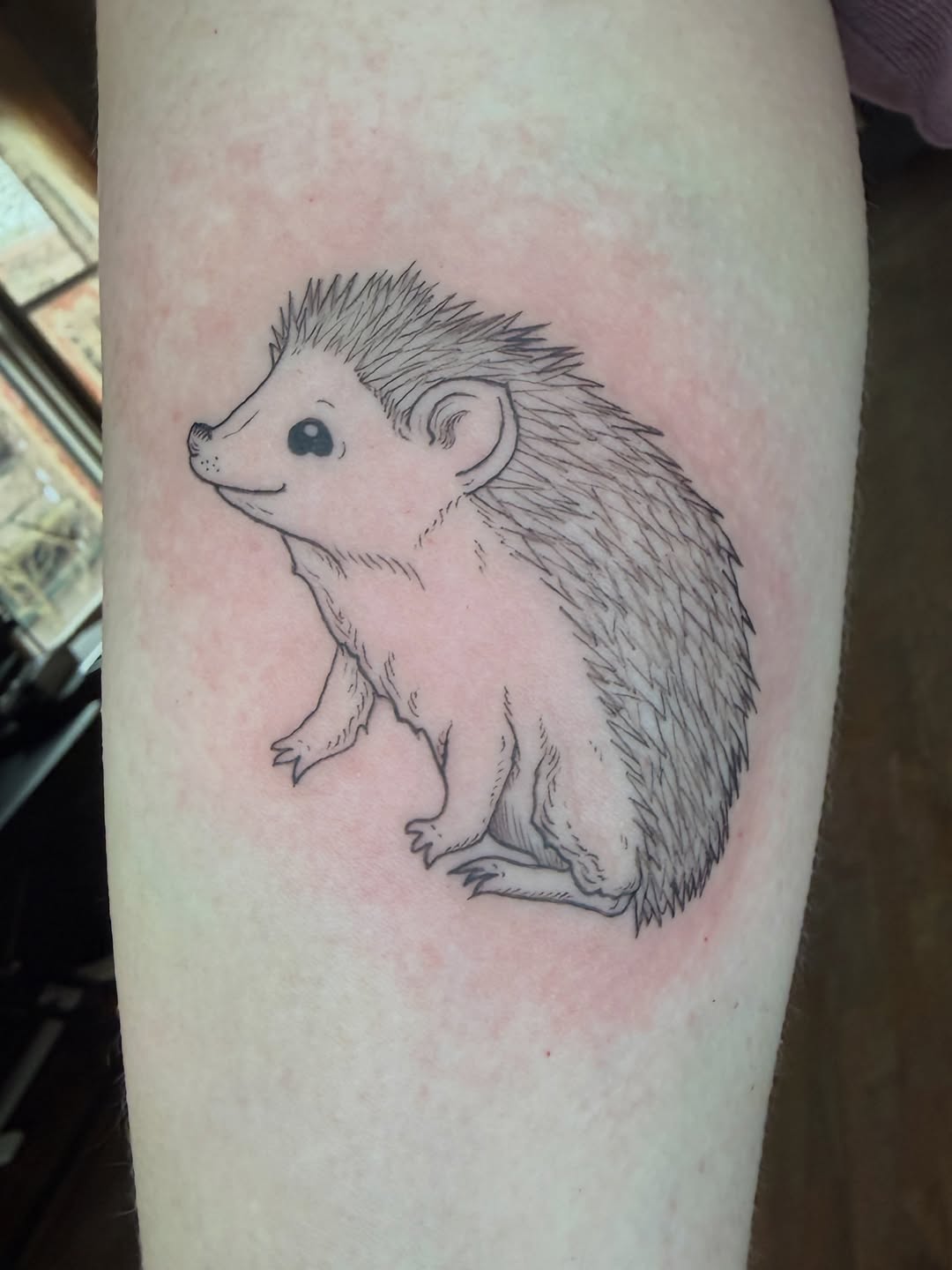 Tattoo by @honestbird — illustrative, black_and_grey