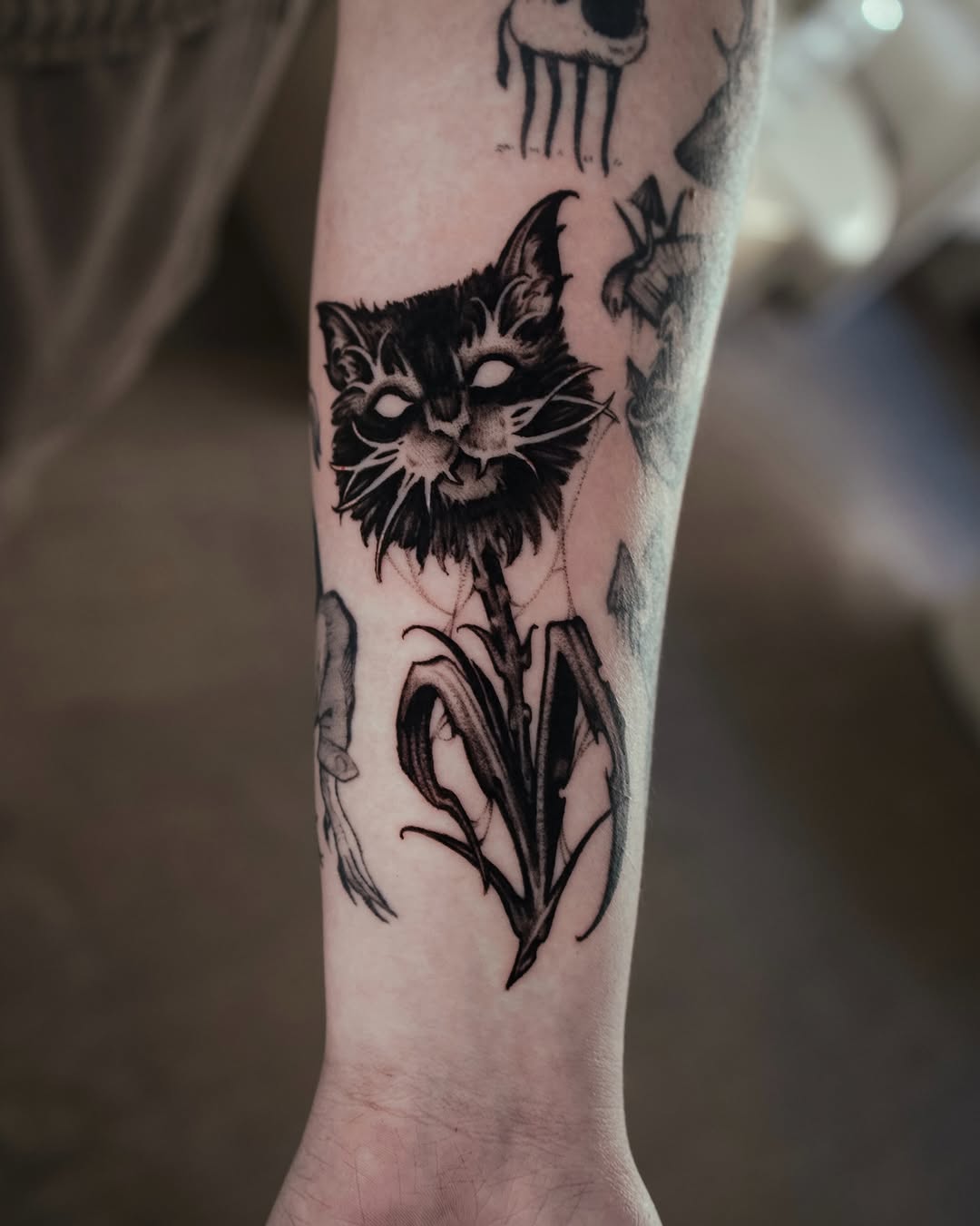 Tattoo by @bru.blackink — black_and_grey, dark_realism