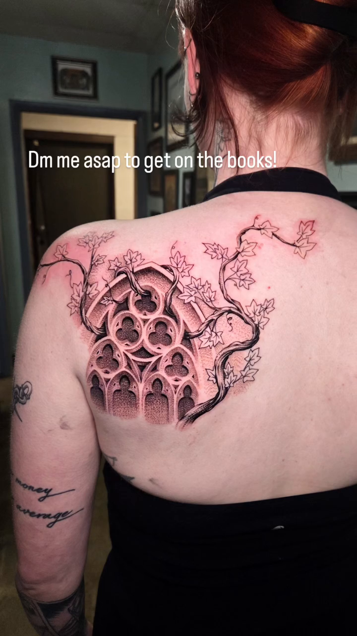 Tattoo by @caseyjensentattoos — illustrative, black_and_grey