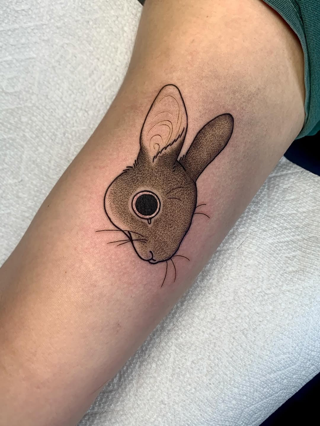 Tattoo by @torielyceart — dotwork