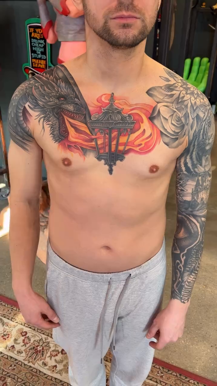 Tattoo by @kbryanttattoos — illustrative, dark_realism