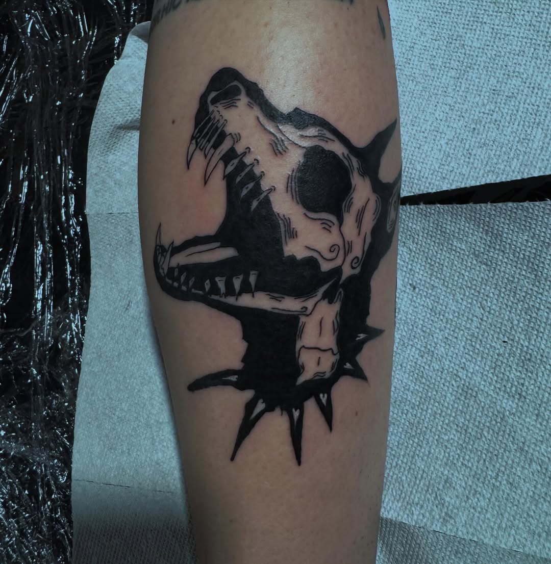 Tattoo by @tattoos_byoso โ blackwork, illustrative