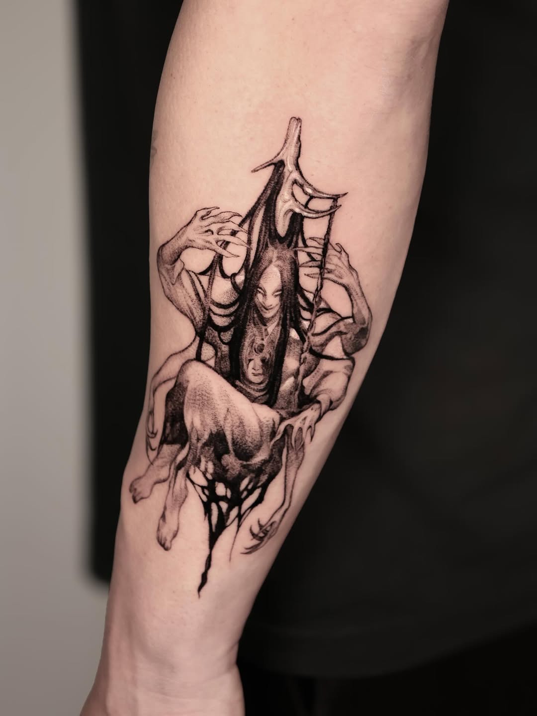 Tattoo by @horror_tattoo — dark_realism, illustrative