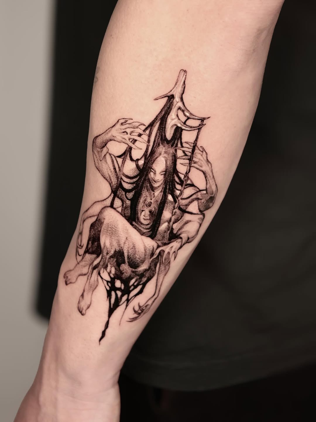 Tattoo by @horror_tattoo — dark_realism, illustrative