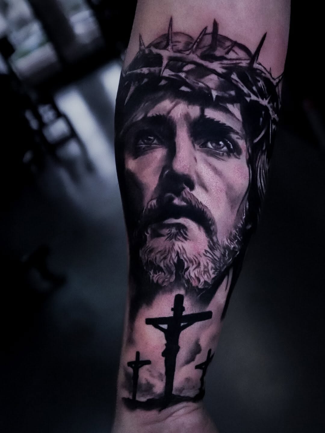 Tattoo by @nonametattoolv — realism, black_and_grey