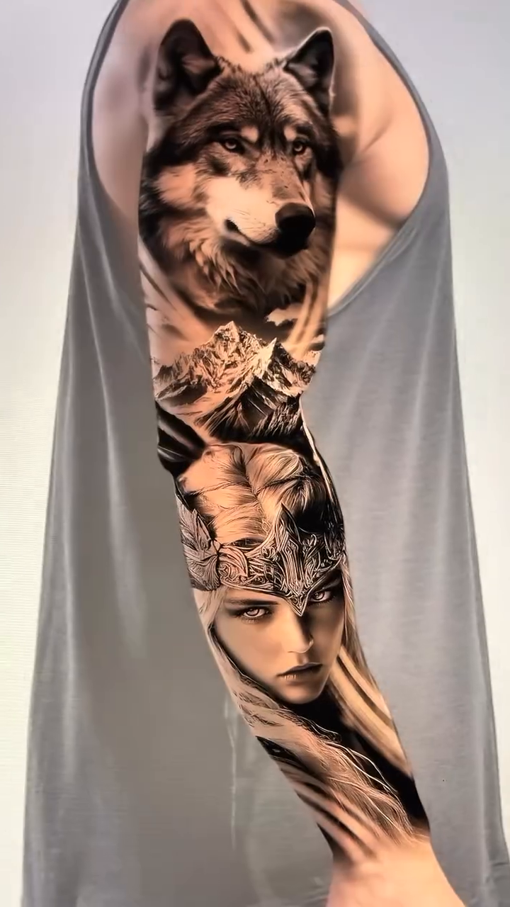 Tattoo by @rodomaciel β realism, black_and_grey
