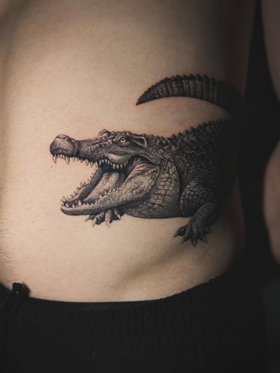 Tattoo by @owens_tattoos — realism, dotwork