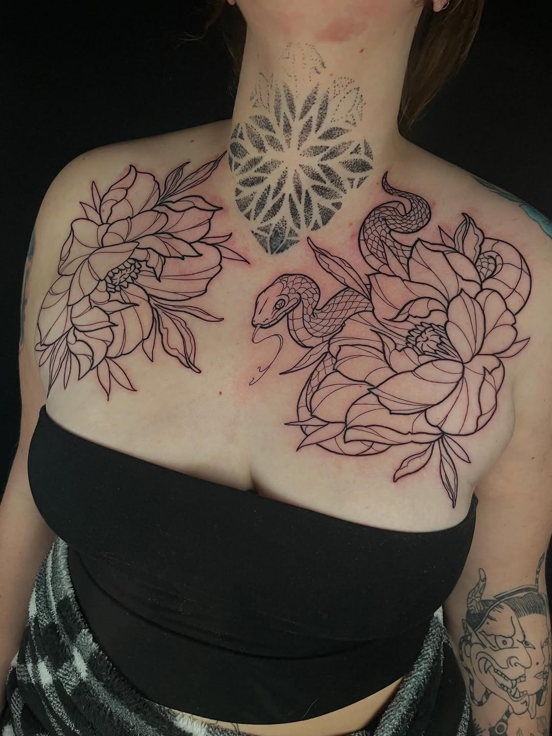 Tattoo by @thekaityfacetattoos — fine_line, blackwork