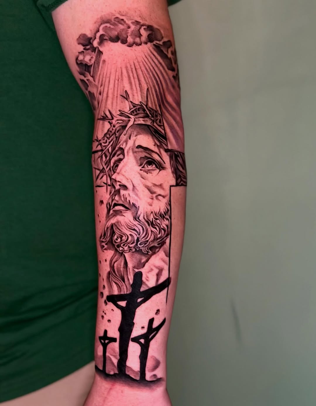 Tattoo by @sarah_margaret_tattoo — realism, black_and_grey