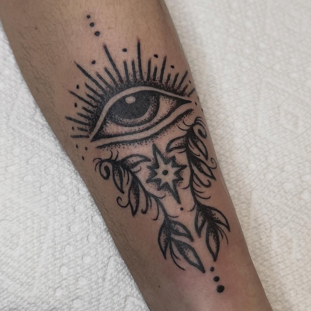 Tattoo by @butterflyveiltatz โ dotwork