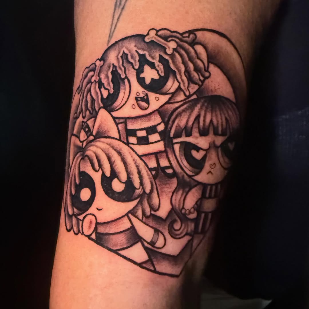 Tattoo by @d3athlore — new_school, anime