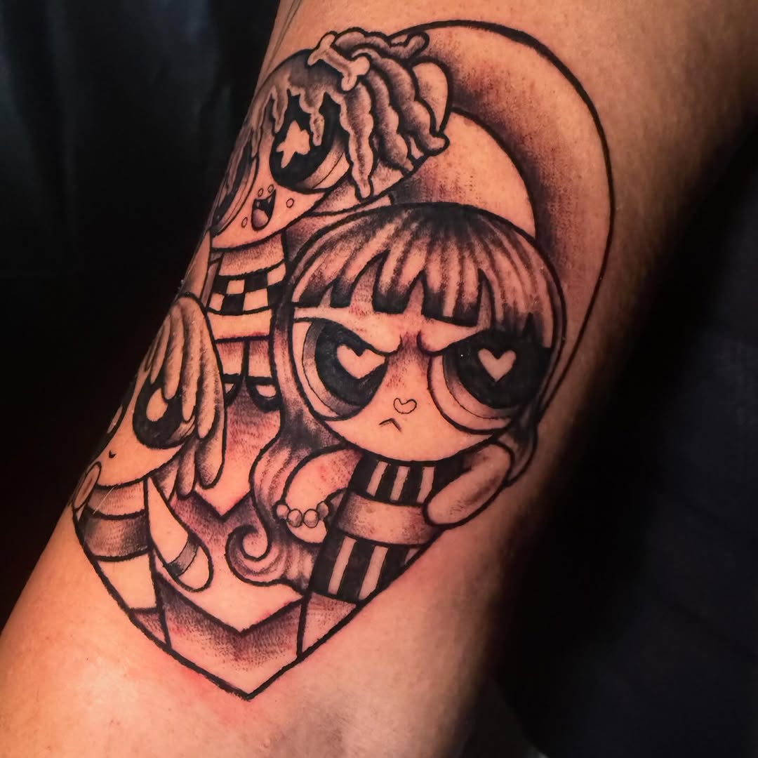 Tattoo by @d3athlore — new_school, black_and_grey